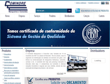 Tablet Screenshot of comindre.com.br